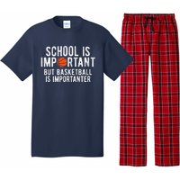 Funny Basketball School Is Important Bball Pajama Set