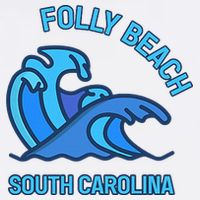 Folly Beach South Carolina Pocket Wave Souvenir Beanie