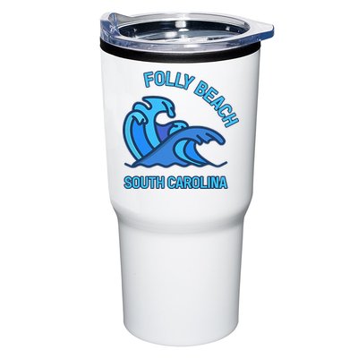 Folly Beach South Carolina Pocket Wave Souvenir Tumbler