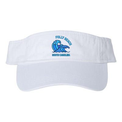 Folly Beach South Carolina Pocket Wave Souvenir Visor