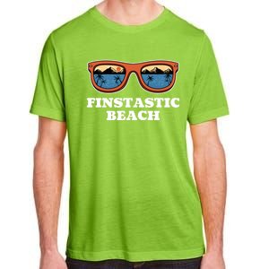 Finstastic Beach Summer Fishing Tropical Fisher Family Cute Gift Adult ChromaSoft Performance T-Shirt