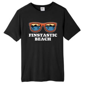 Finstastic Beach Summer Fishing Tropical Fisher Family Cute Gift Tall Fusion ChromaSoft Performance T-Shirt