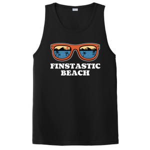 Finstastic Beach Summer Fishing Tropical Fisher Family Cute Gift PosiCharge Competitor Tank