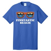 Finstastic Beach Summer Fishing Tropical Fisher Family Cute Gift Tall T-Shirt