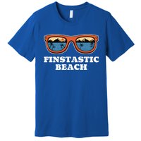 Finstastic Beach Summer Fishing Tropical Fisher Family Cute Gift Premium T-Shirt