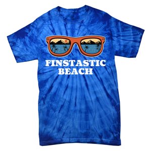 Finstastic Beach Summer Fishing Tropical Fisher Family Cute Gift Tie-Dye T-Shirt