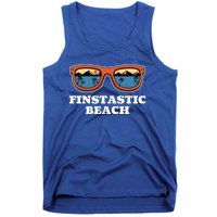 Finstastic Beach Summer Fishing Tropical Fisher Family Cute Gift Tank Top