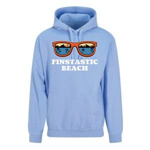 Finstastic Beach Summer Fishing Tropical Fisher Family Cute Gift Unisex Surf Hoodie