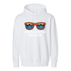 Finstastic Beach Summer Fishing Tropical Fisher Family Cute Gift Garment-Dyed Fleece Hoodie