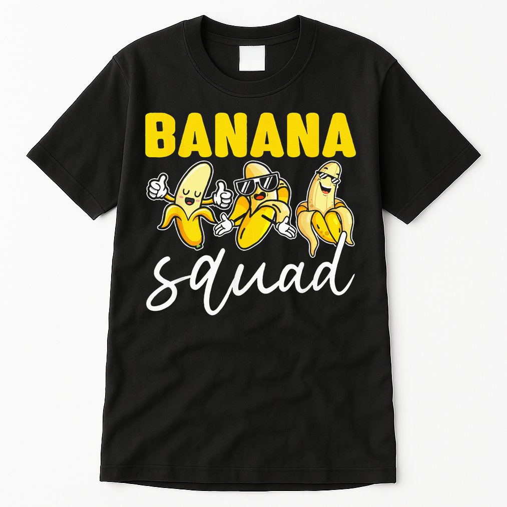 Funny BANANA SQUAD That’s Bananas Halloween Costume Tall T-Shirt