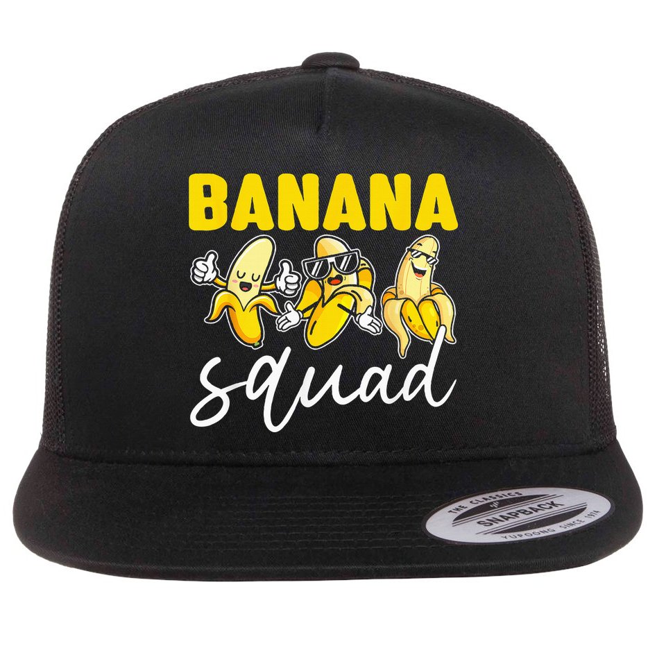 Funny BANANA SQUAD That’s Bananas Halloween Costume Flat Bill Trucker Hat