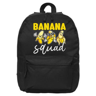 Funny BANANA SQUAD That’s Bananas Halloween Costume 16 in Basic Backpack