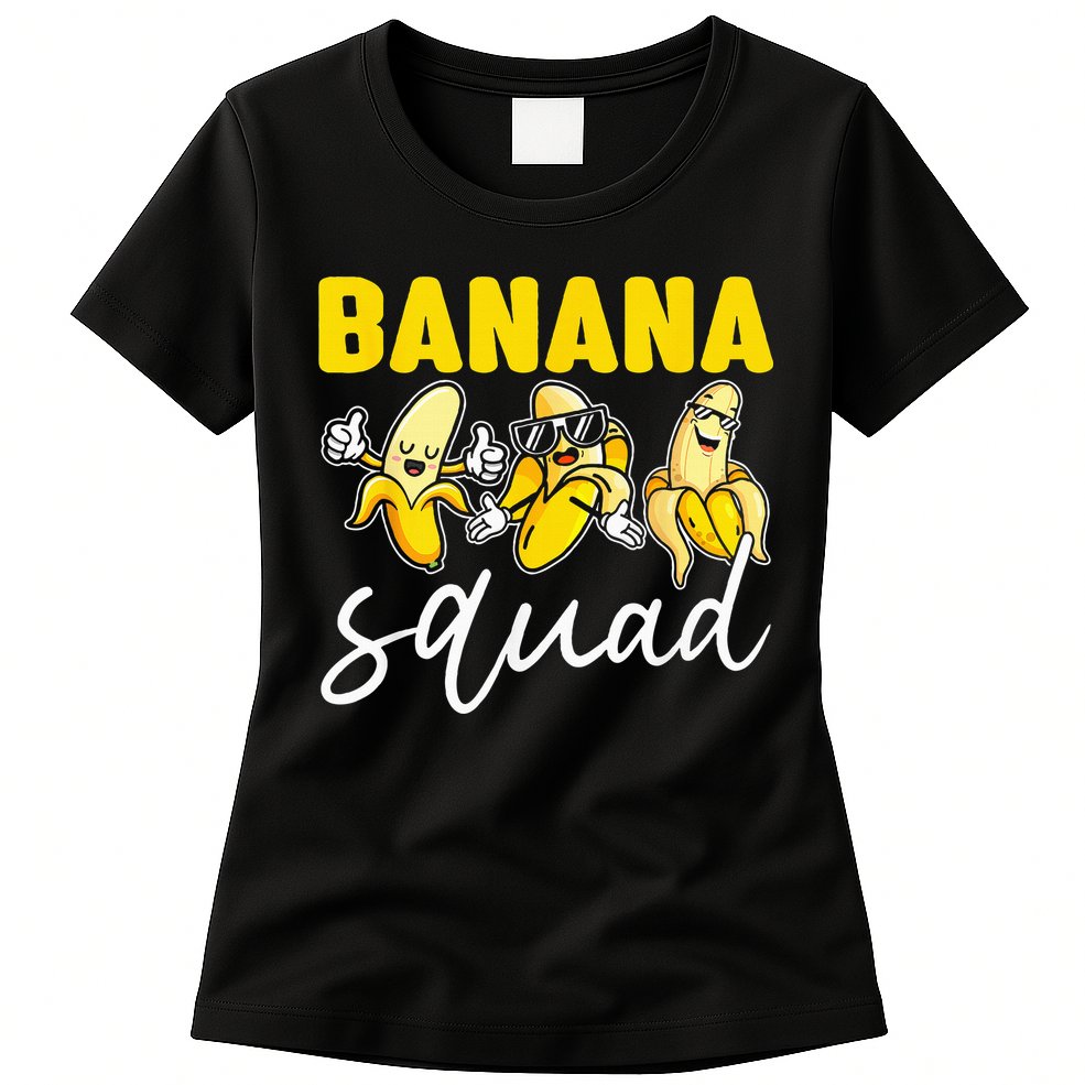 Funny BANANA SQUAD That’s Bananas Halloween Costume Womens T-Shirt