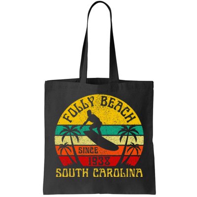 Folly Beach South Carolina Surfing Summer Vacation Tote Bag