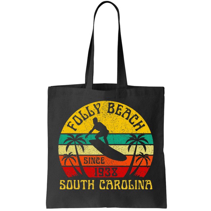 Folly Beach South Carolina Surfing Summer Vacation Tote Bag