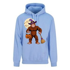 Funny Bigfoot Sasquatch Witch Halloween Costume Unisex Surf Hoodie