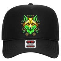 Fox Bitcoin St Patricks Day Btc Crypto Trader Irish Pride Trucker Hat