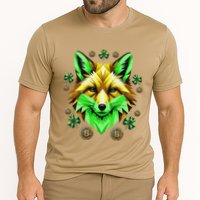Fox Bitcoin St Patricks Day Btc Crypto Trader Irish Pride Cooling Performance Crew T-Shirt
