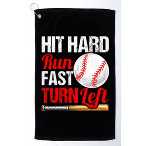 Funny Baseball Softball Fathers Day Dad Papa Son Daughter Cool Gift Platinum Collection Golf Towel