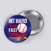 Funny Baseball Softball Fathers Day Dad Papa Son Daughter Cool Gift Button