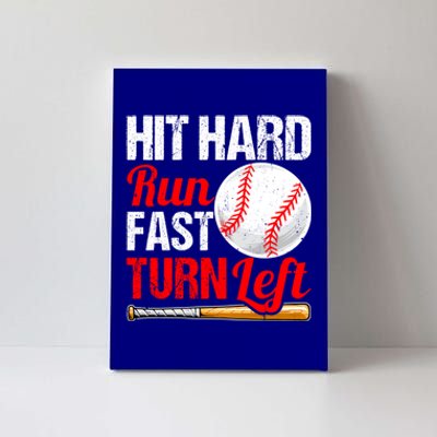 Funny Baseball Softball Fathers Day Dad Papa Son Daughter Cool Gift Canvas