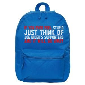 Funny Biden Supporter Retro Design Great Gift 16 in Basic Backpack