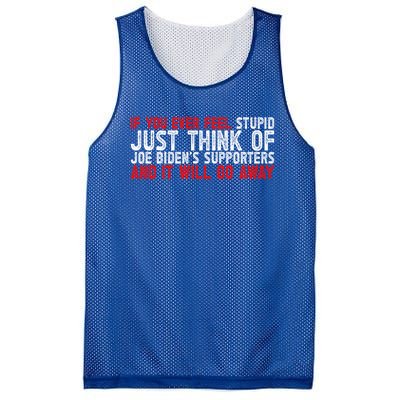 Funny Biden Supporter Retro Design Great Gift Mesh Reversible Basketball Jersey Tank