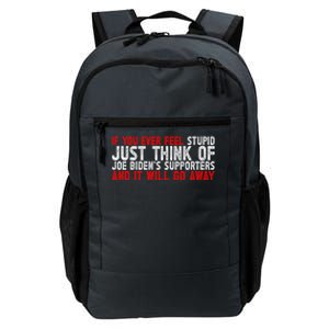 Funny Biden Supporter Retro Design Great Gift Daily Commute Backpack