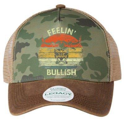 Feelin Bullish Stock Market Bull Traders Trading Legacy Tie Dye Trucker Hat