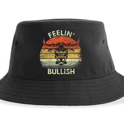 Feelin Bullish Stock Market Bull Traders Trading Sustainable Bucket Hat