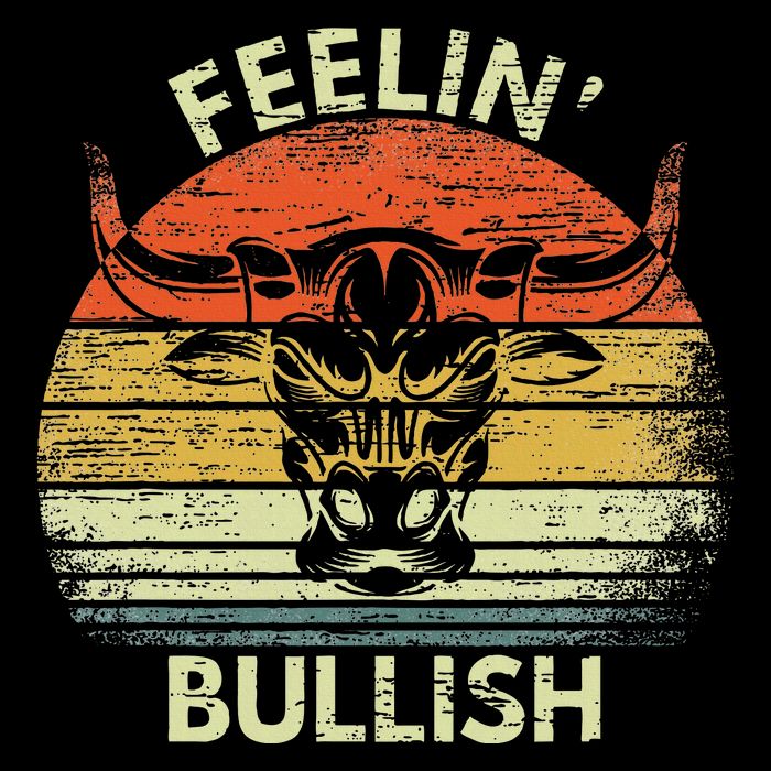 Feelin Bullish Stock Market Bull Traders Trading Sustainable Knit Beanie