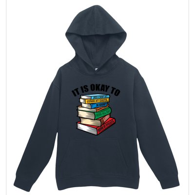 Funny Book Stack Satire For Grumpy People Humor Lover Meaningful Gift Urban Pullover Hoodie