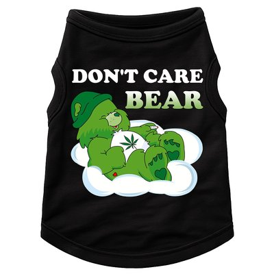 Funny Bear Smoking Weed Cannabis Doggie Tank