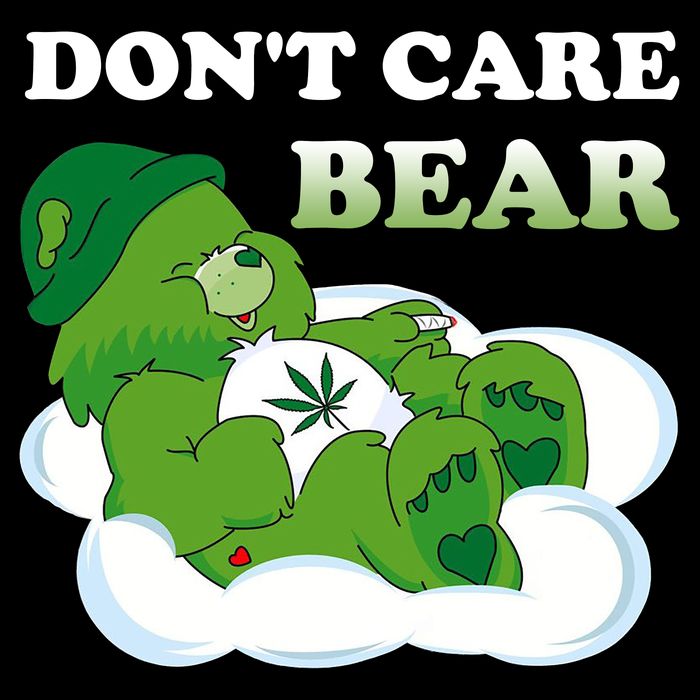 Funny Bear Smoking Weed Cannabis Hoodie