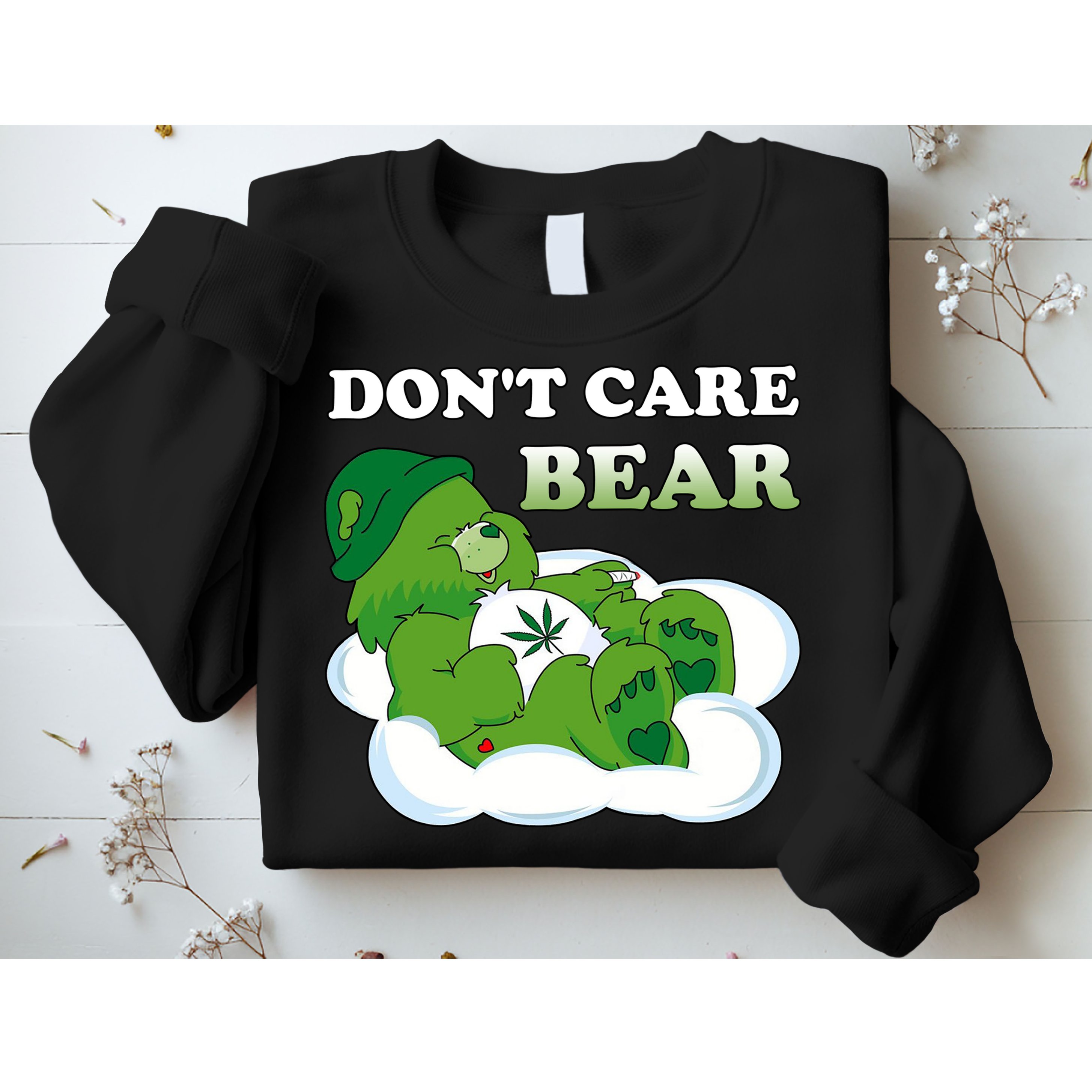 Funny Bear Smoking Weed Cannabis Sweatshirt
