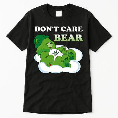 Funny Bear Smoking Weed Cannabis Tall T-Shirt