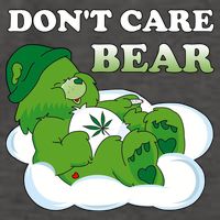 Funny Bear Smoking Weed Cannabis Vector Backpack