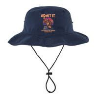 Funny Bigfoot Sasquatch Admit It Life Would Be Boring Without Me Bucket Hat