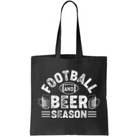 Football & Beer Season Graphic Tote Bag