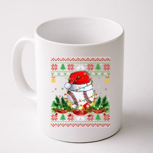 Funny Baseball Santa Claus Hat Ugly Christmas Xmas Gift Coffee Mug