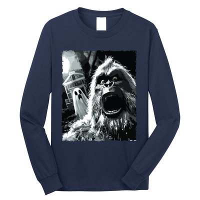 Funny Bigfoot Sasquatch Halloween Long Sleeve Shirt