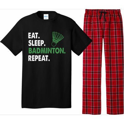 Funny Badminton Shuttlecock Novelty Tee Gift Pajama Set