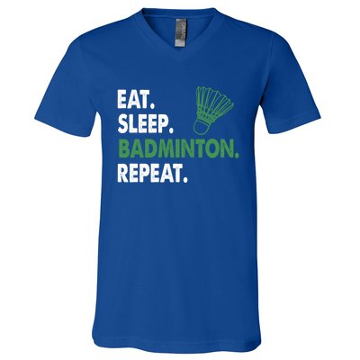 Funny Badminton Shuttlecock Novelty Tee Gift V-Neck T-Shirt