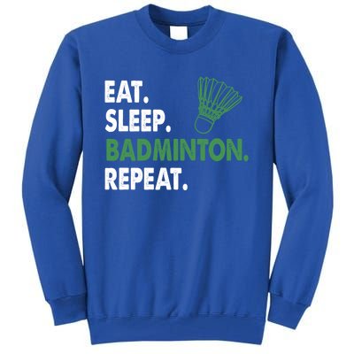 Funny Badminton Shuttlecock Novelty Tee Gift Tall Sweatshirt