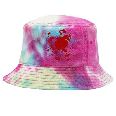 Fake Blood Splatter Gag Fancy Dress Tie-Dyed Bucket Hat