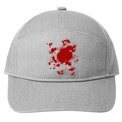 Fake Blood Splatter Gag Fancy Dress 7-Panel Snapback Hat