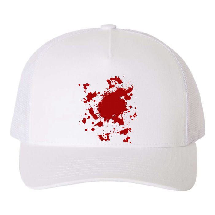 Fake Blood Splatter Gag Fancy Dress Yupoong Adult 5-Panel Trucker Hat