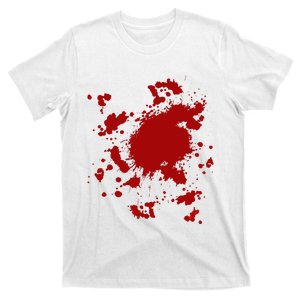 Fake Blood Splatter Gag Fancy Dress T-Shirt