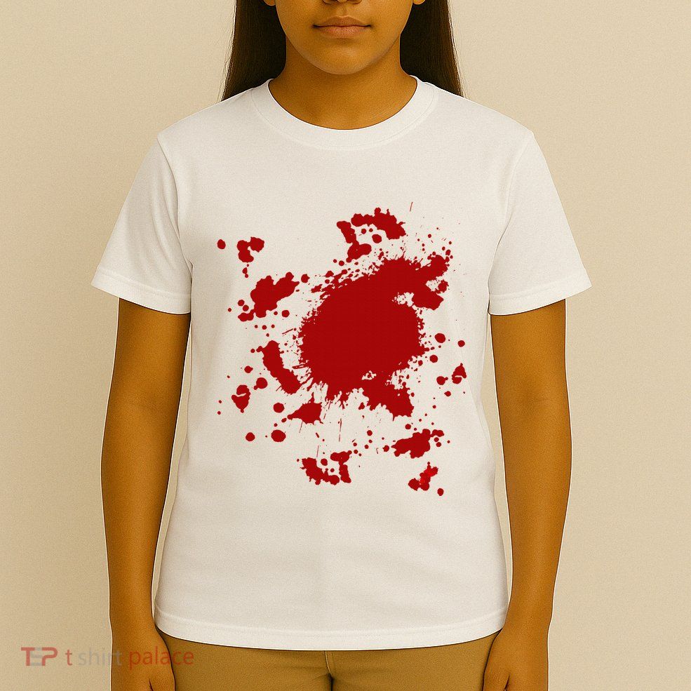 Fake Blood Splatter Gag Fancy Dress T-Shirt