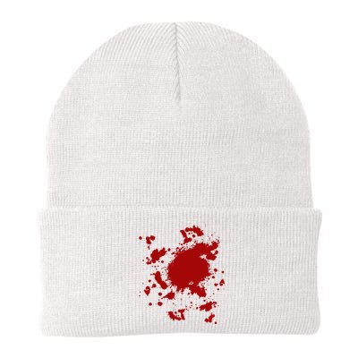 Fake Blood Splatter Gag Fancy Dress Knit Cap Winter Beanie